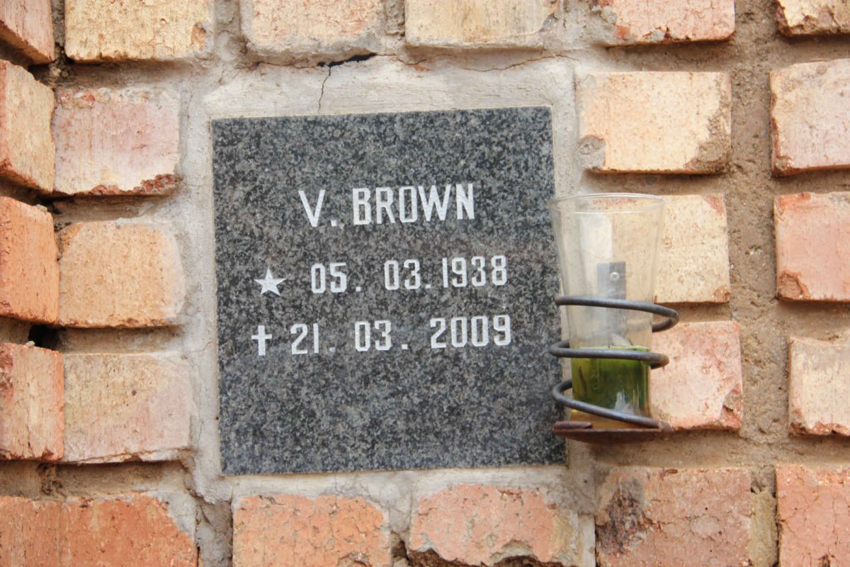 BROWN V. 1938-2009