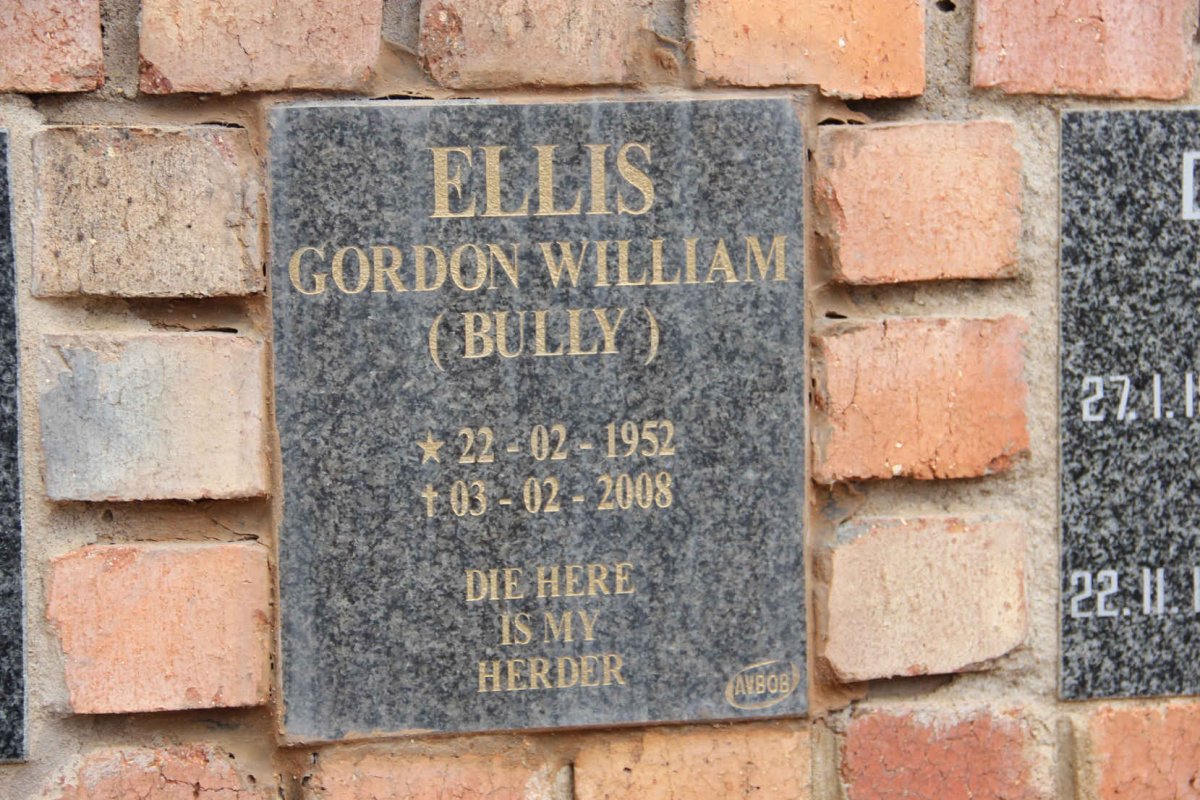 ELLIS Gordon William 1952-2008