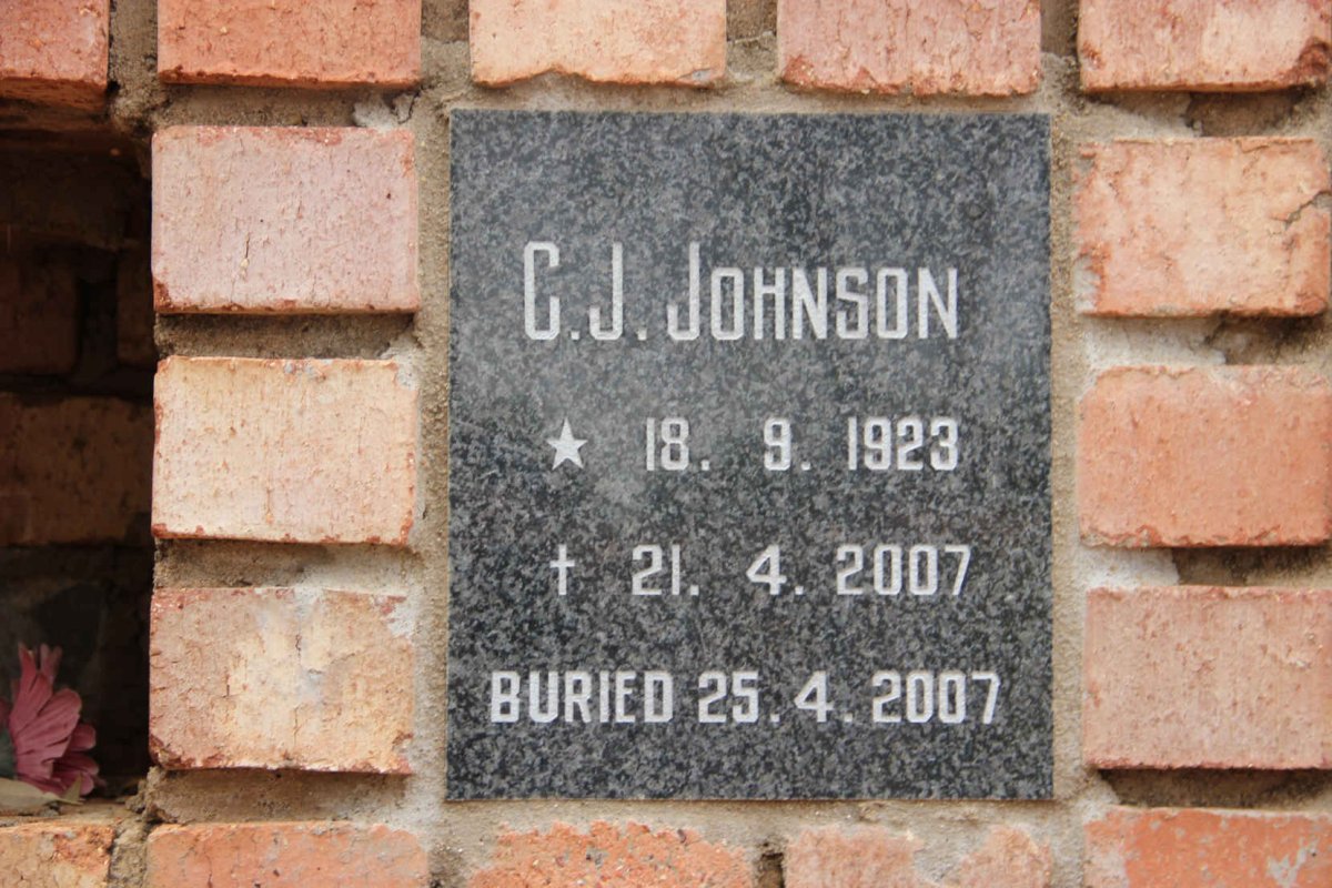 JOHNSON C.J. 1923-2007