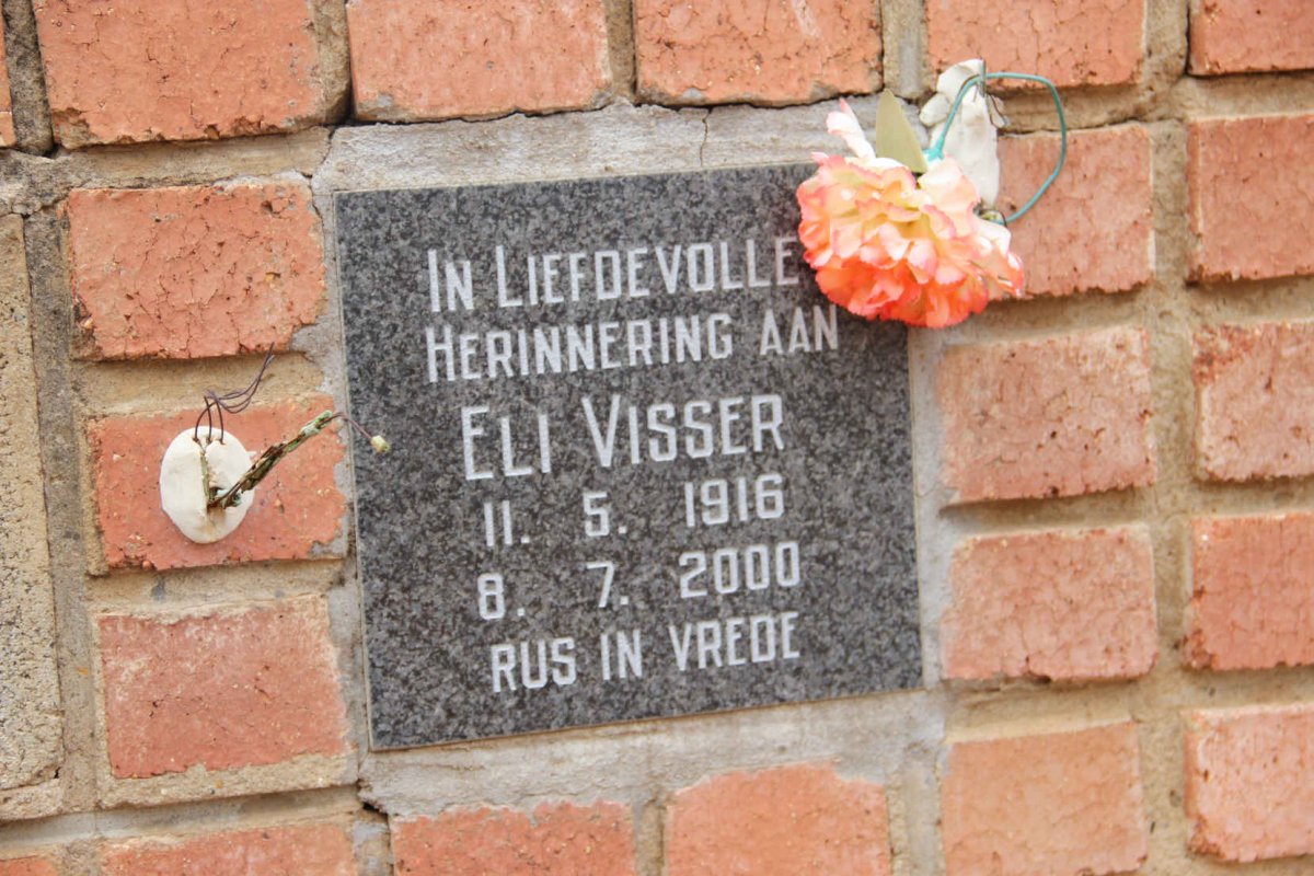 VISSER Eli 1916-2000