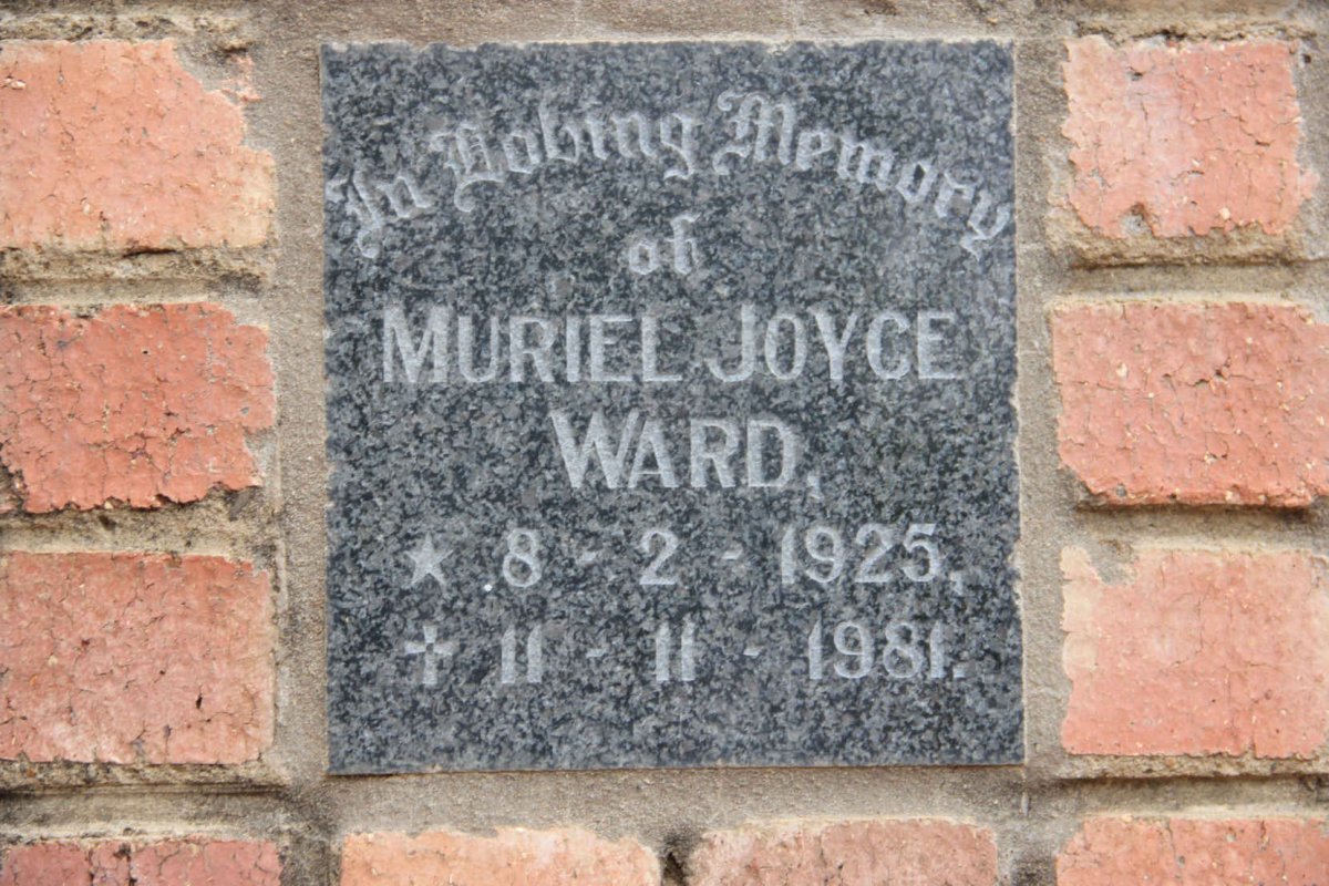 WARD Muriel Joyce 1925-1981