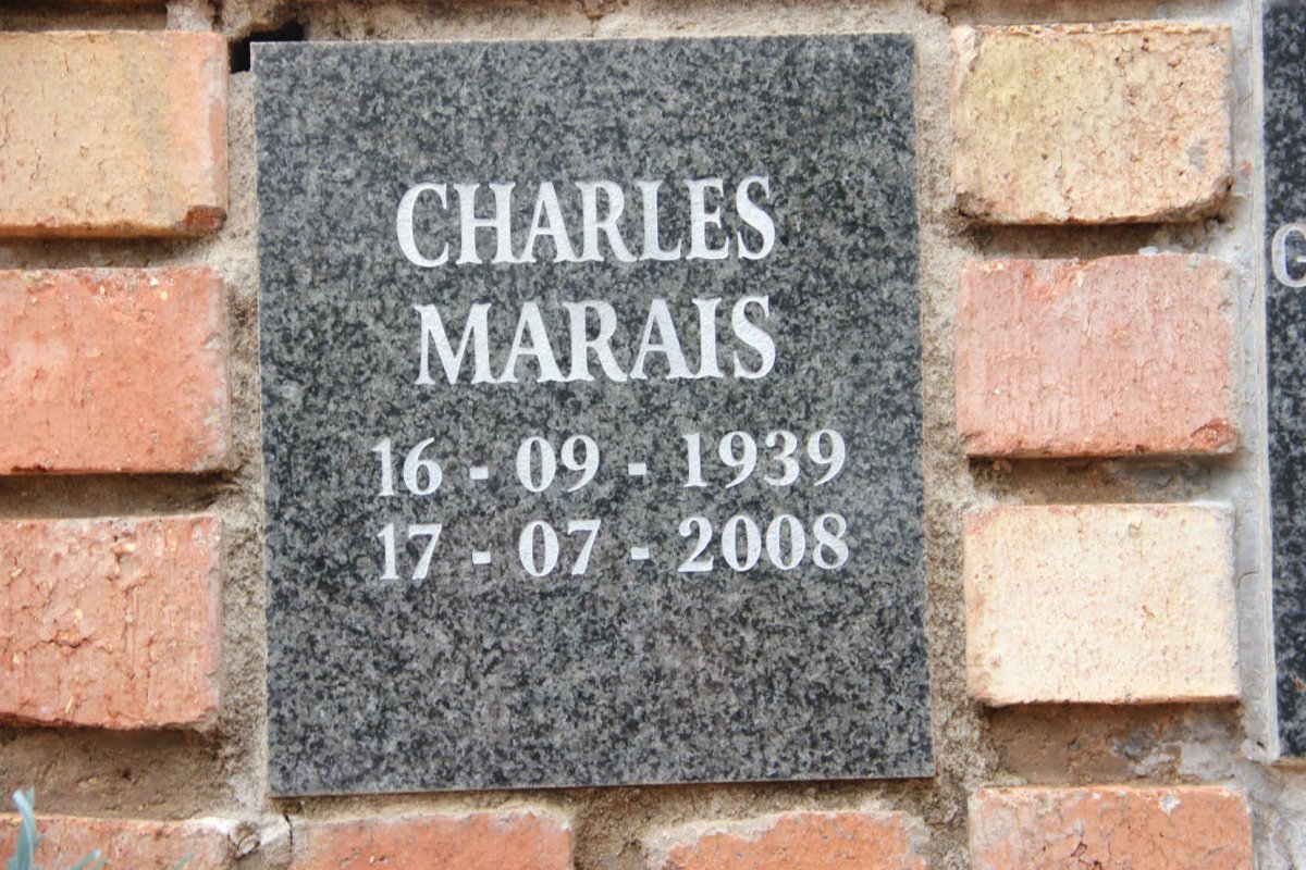 MARAIS Charles 1939-2008
