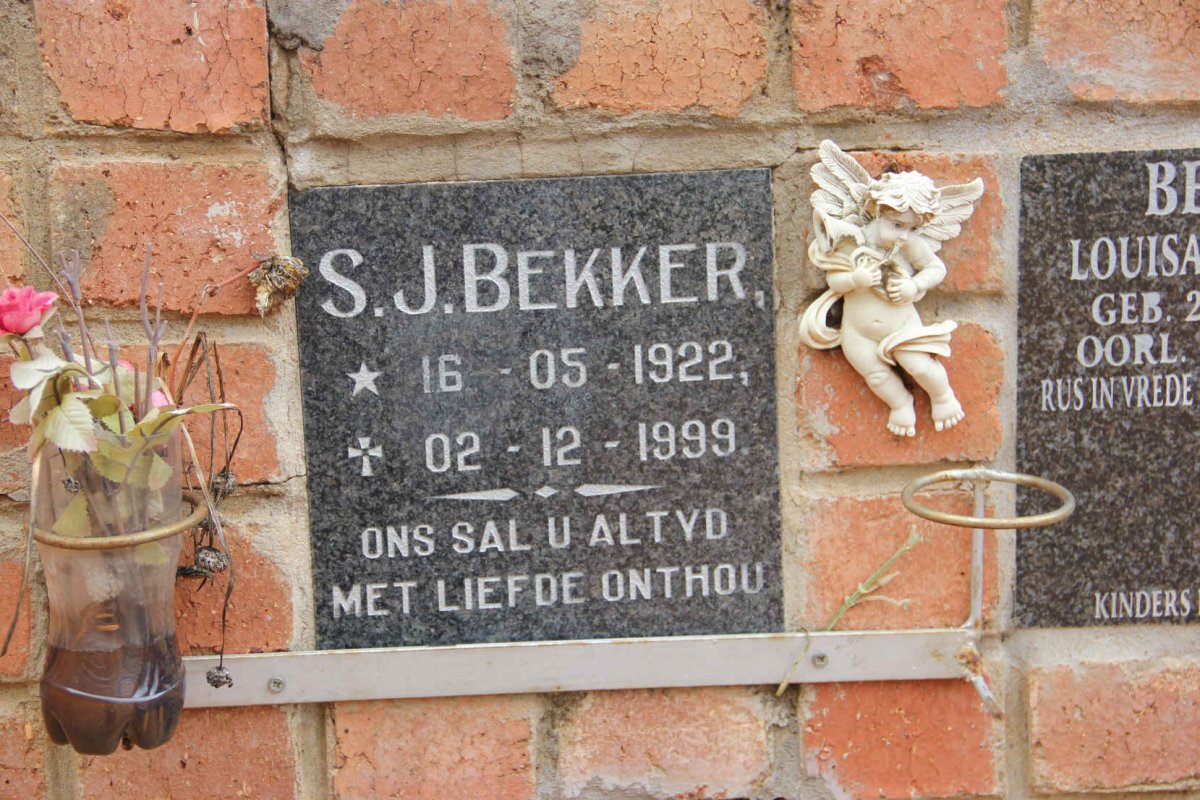 BEKKER S.J. 1922-1999
