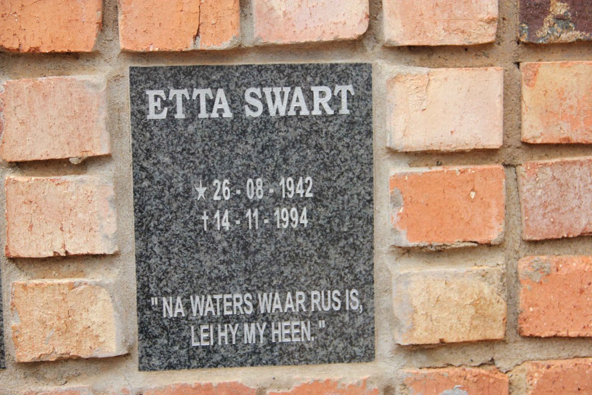 SWART Etta 1942-1994