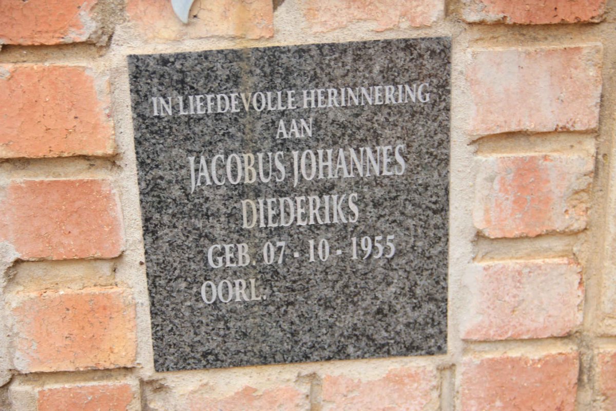 DIEDERIKS Jacobus Johannes 1955-