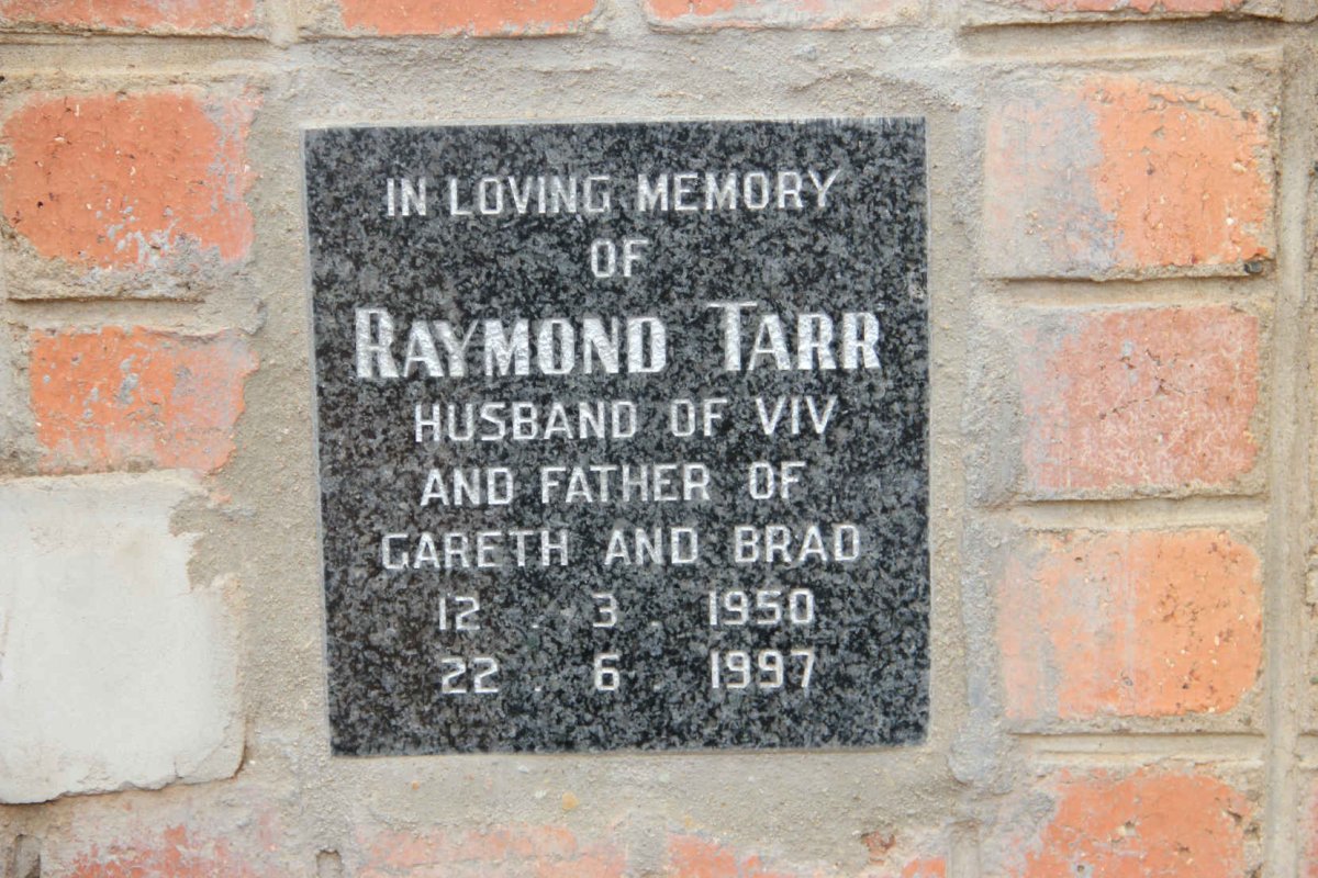TARR Raymond 1950-1997