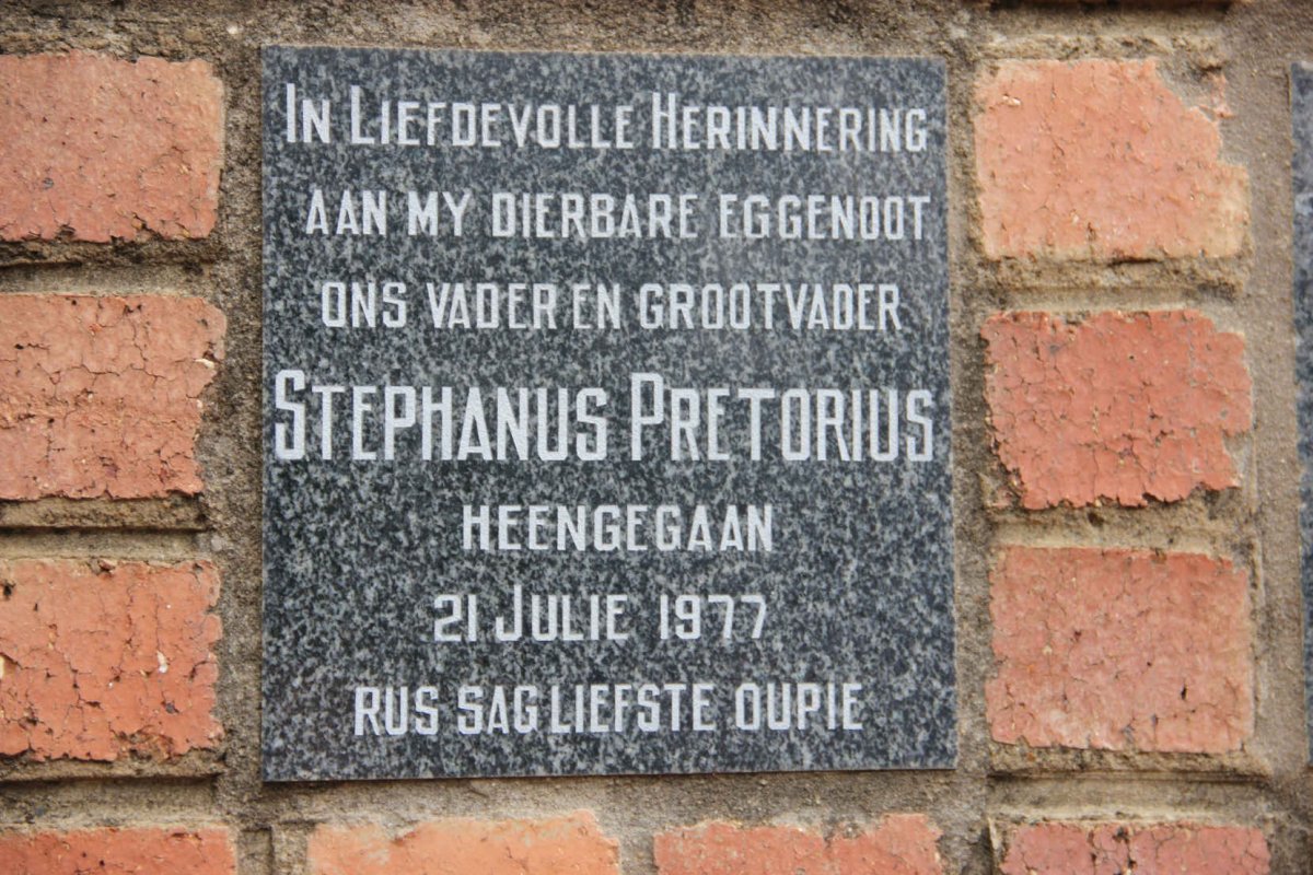PRETORIUS Stephanus -1977