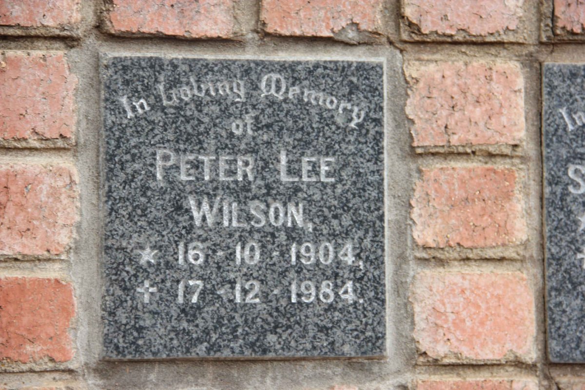 WILSON Peter Lee 1904-1984