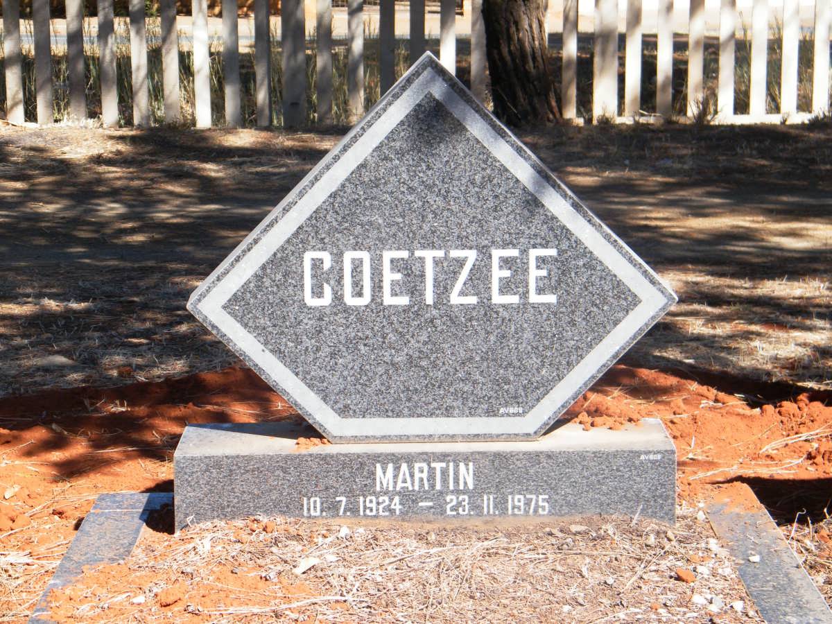 COETZEE Martin 1924-1975