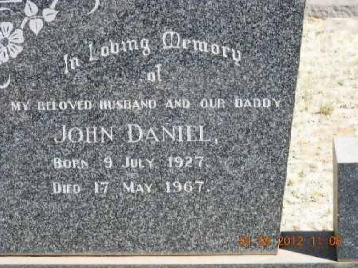 CHURCH John Daniel 1927-1967
