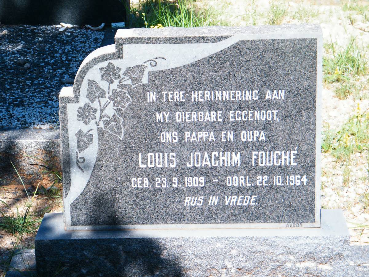 FOUCHE Louis Joachim 1909-1964