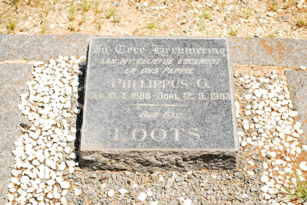 LOOTS Philippus G. 1888-1963
