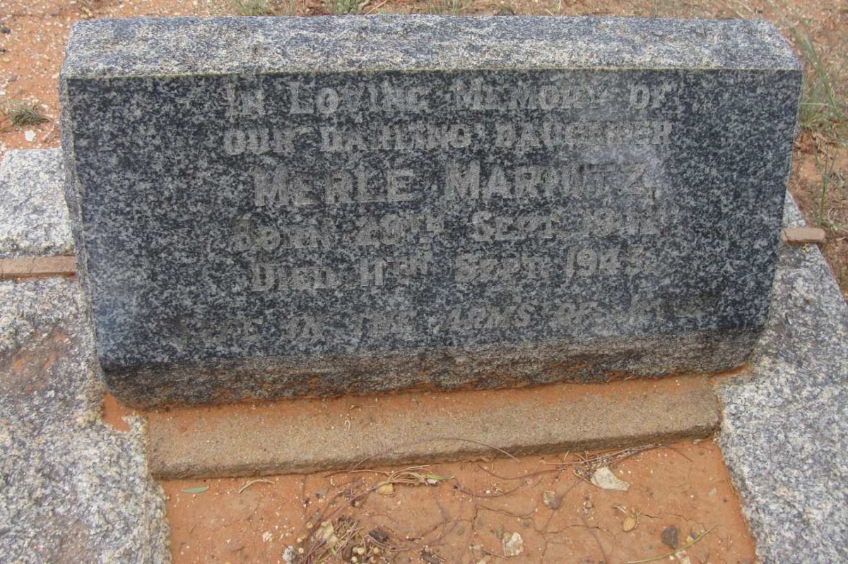 MARNITZ Merle 19??-1943