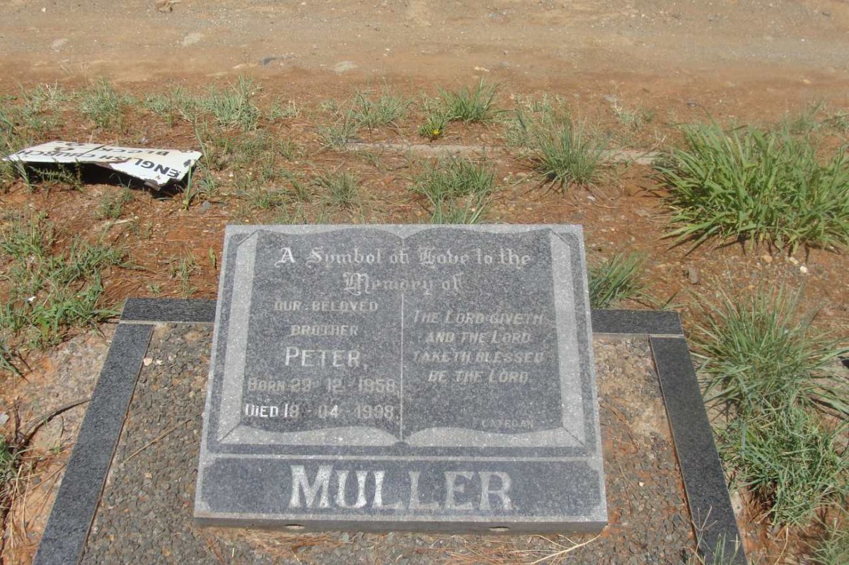 MULLER Peter 1958-1998