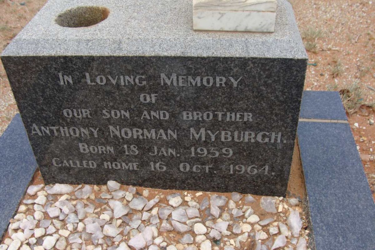 MYBURGH Anthony Norman 1959-1964