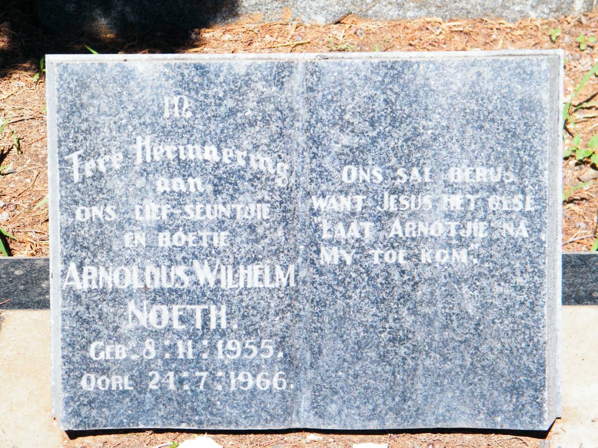 NOETH Arnoldus Wilhelm 1955-1966