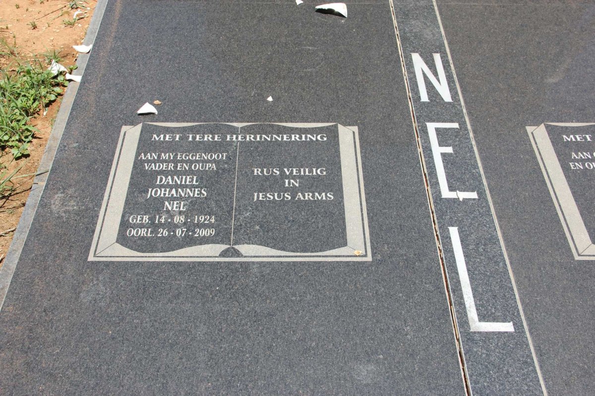 NEL Daniel Johannes 1924-2009 &amp; Maitha Jacobus 1930-
