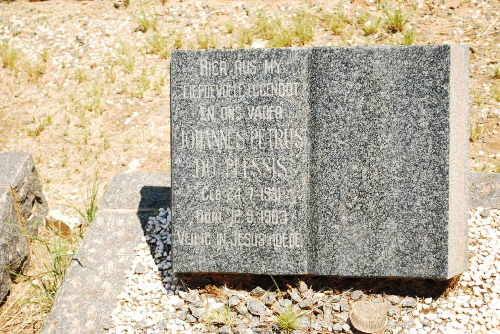 PLESSIS Johannes Petrus, du 1931-1963