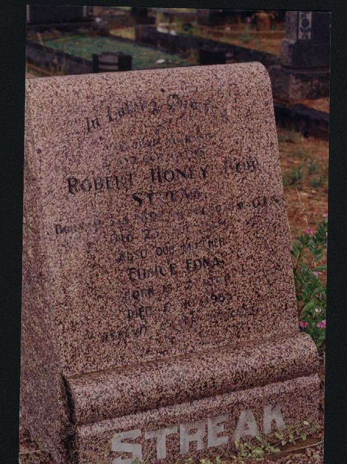 STREAK Robert Honey &amp; Eunice Edna 1906-1980