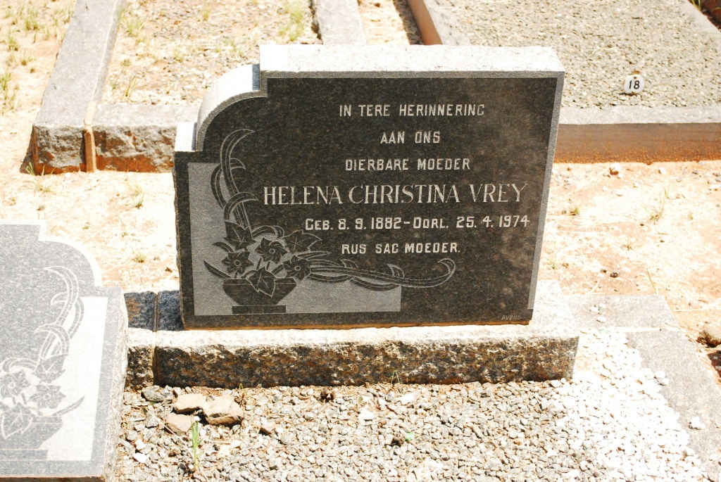 VREY Helena Christina 1882-1974