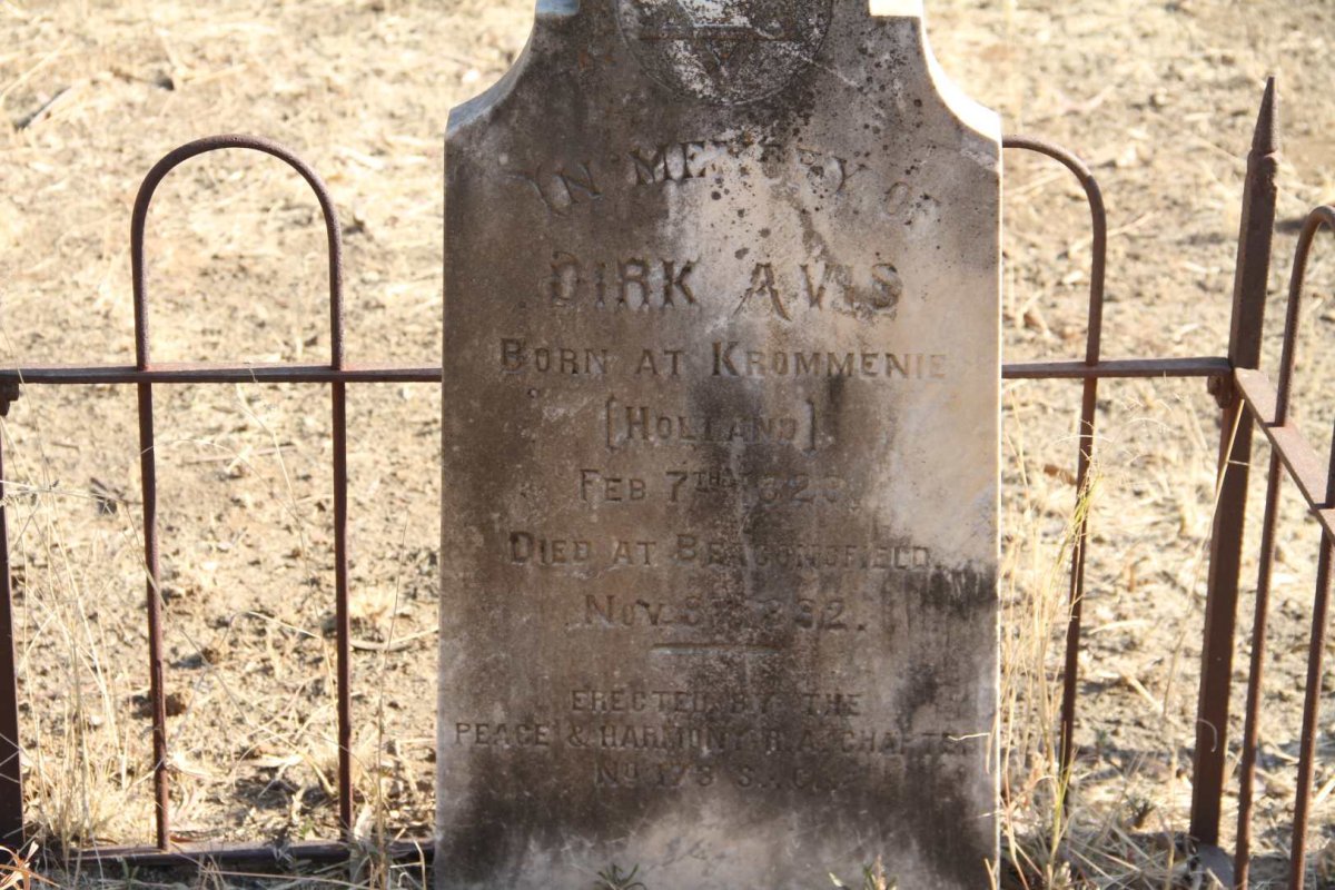 AVIS Dirk 1823-1892