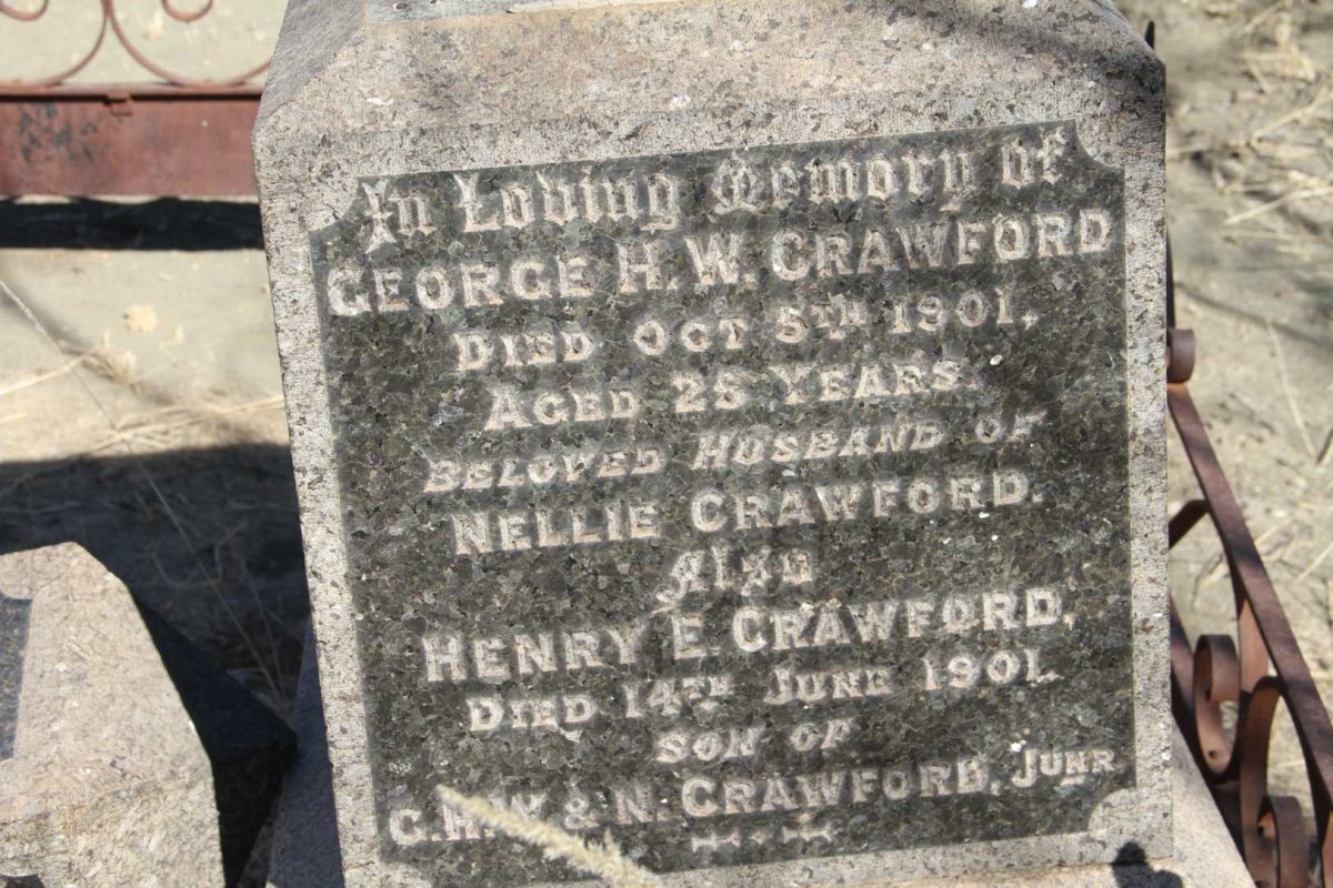 CRAWFORD George H.W. -1901 :: CRAWFORD Henry E.  -1901