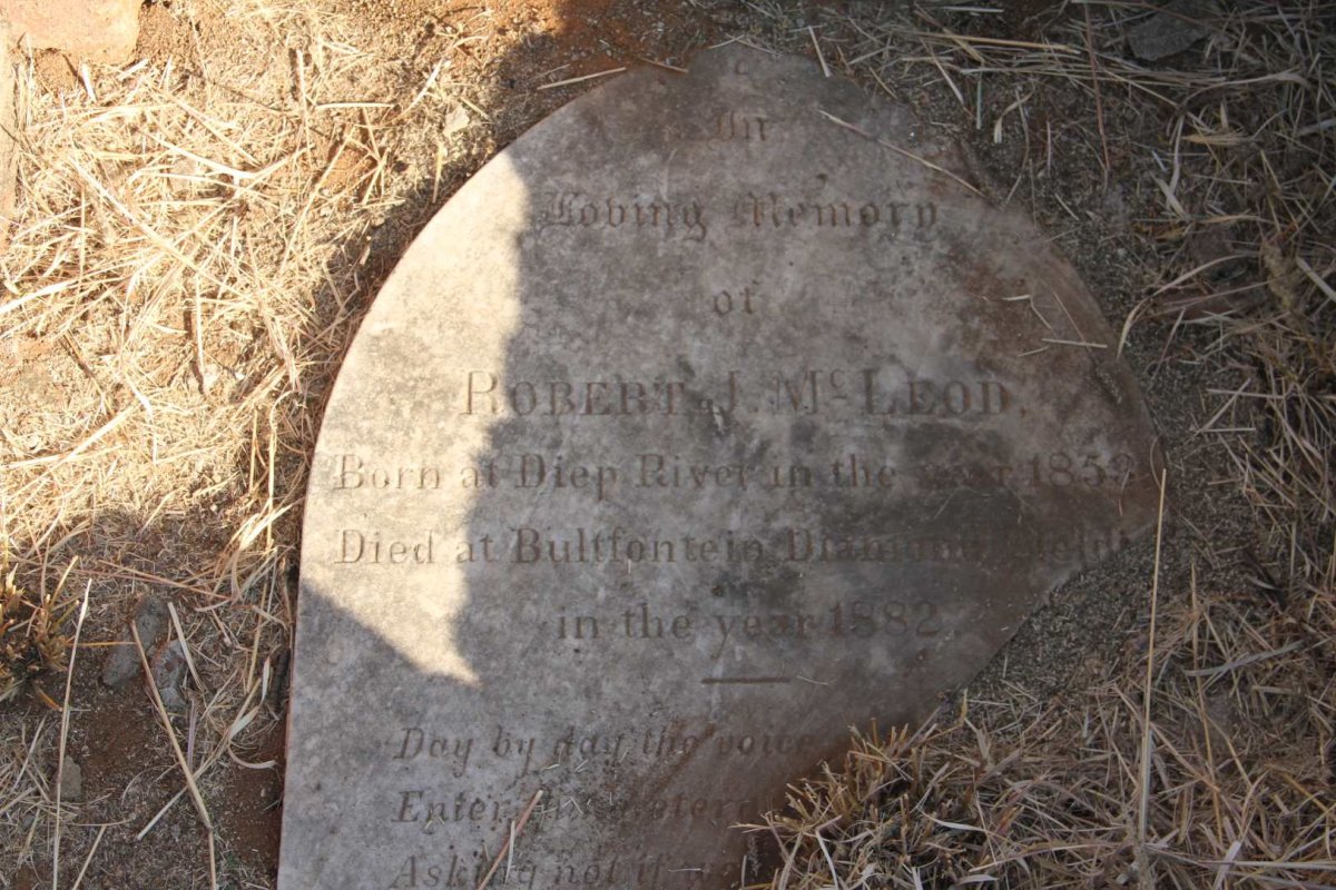 MCLEOD Robert J. 1853-1882