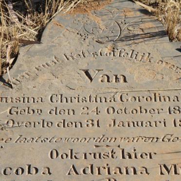 MULLER Franscina Christina nee JACOBS 1847-