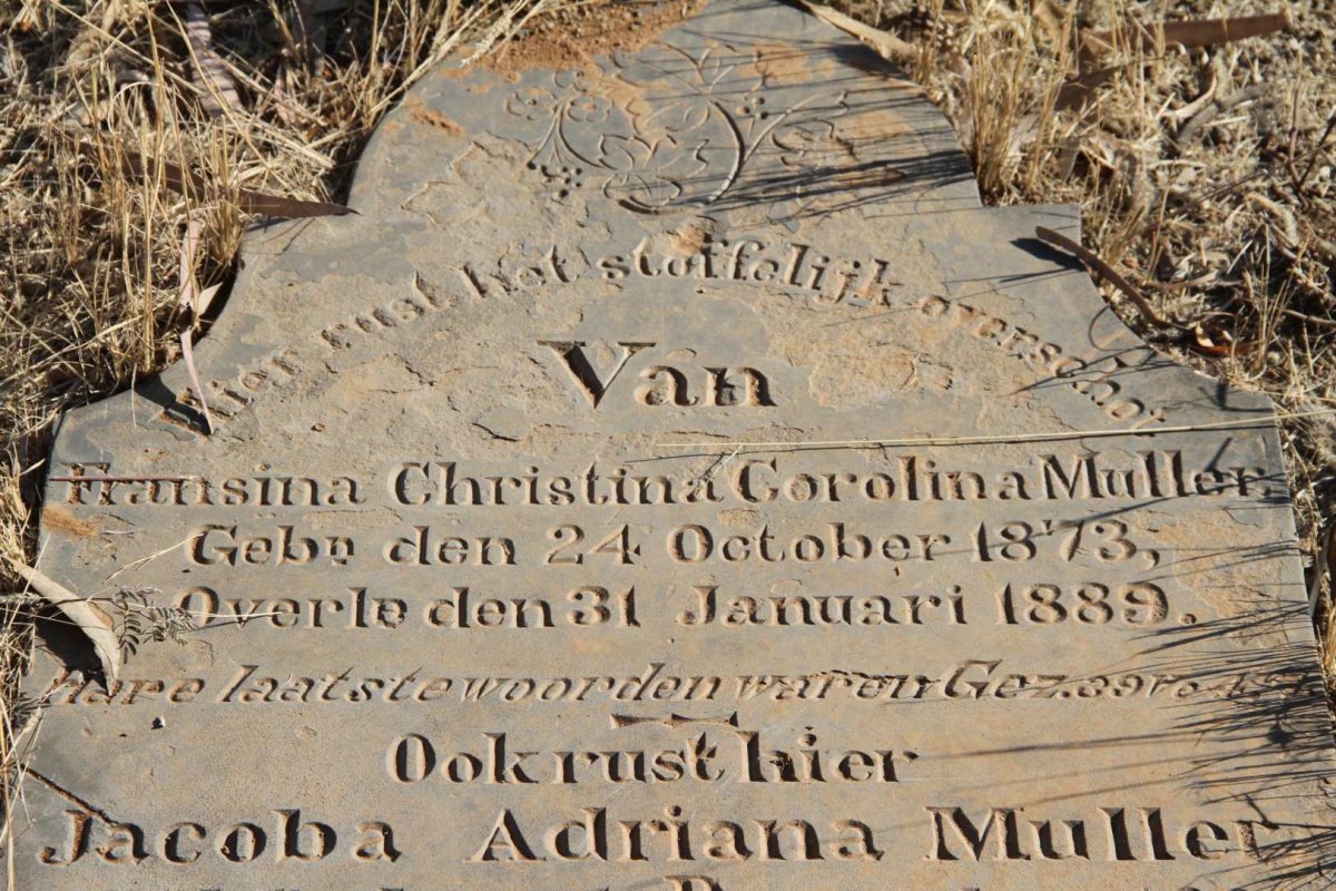 MULLER Franscina Christina nee JACOBS 1847-