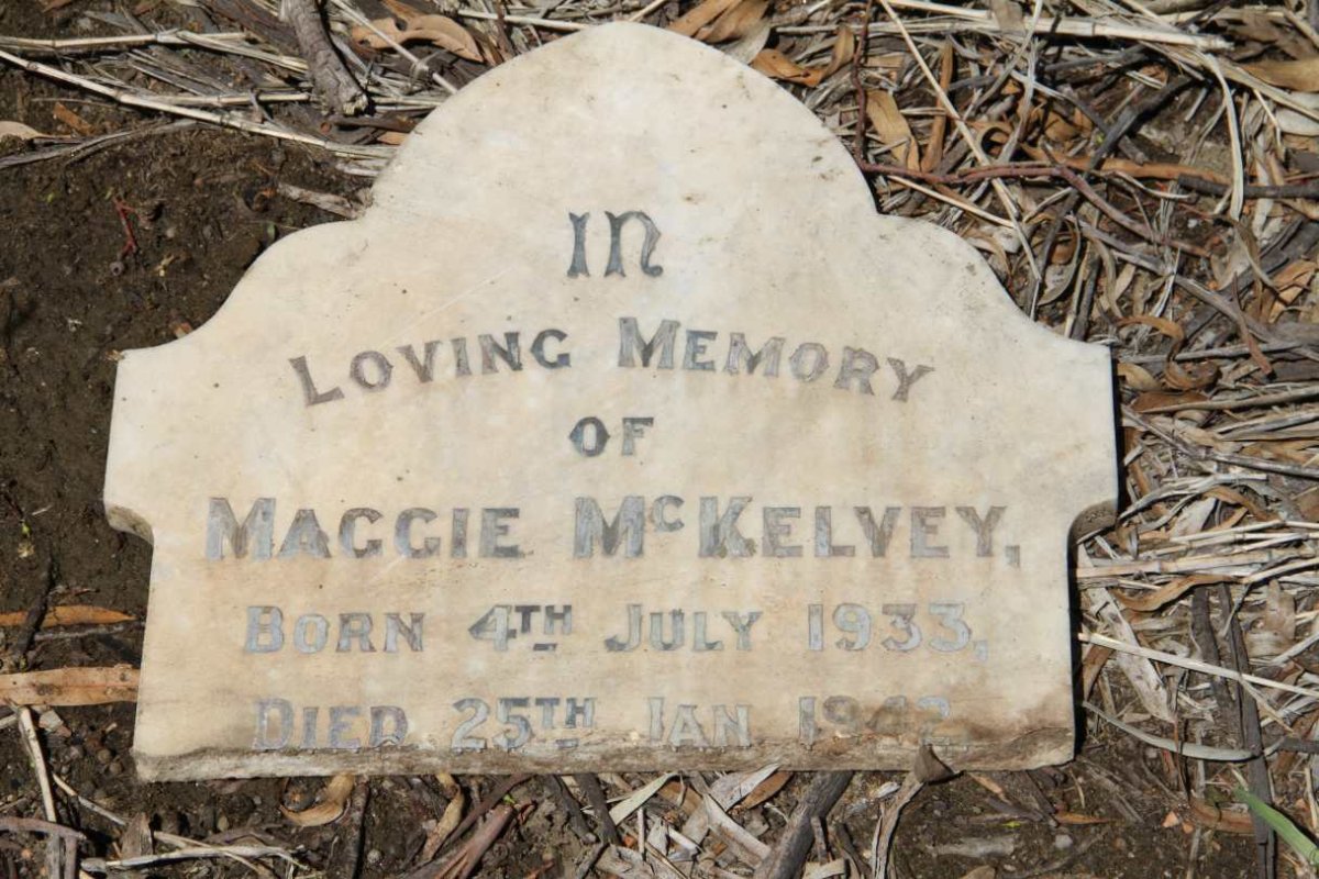 McKELVEY Maggie 1933-1942