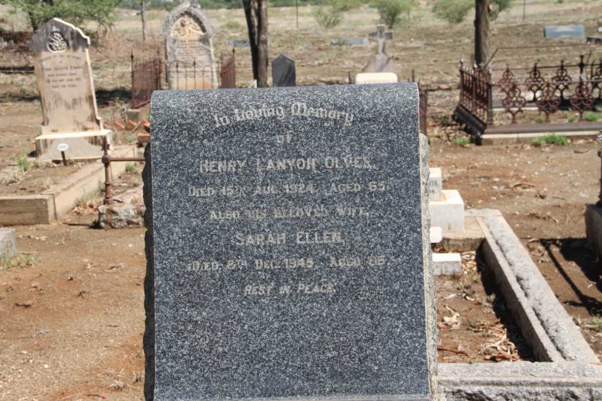 OLVER Henry Lanyon -1924 &amp; Sarah Ellen -1945