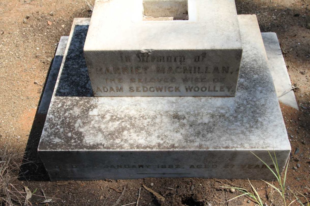 WOOLLEY Harriet MacMillan -1882