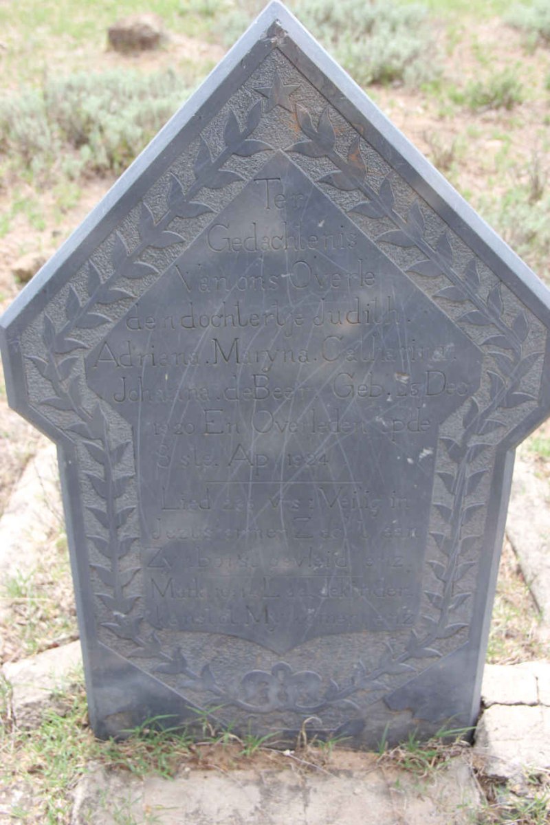 BEER Judith Adriana Maryna Catharina Johanna, de 1920-1924