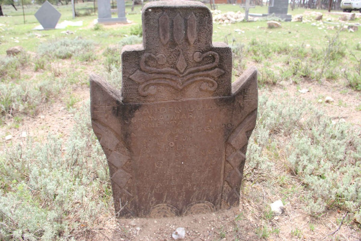 NIEUWOUDT Johana Maria Jenetta 1920-1922