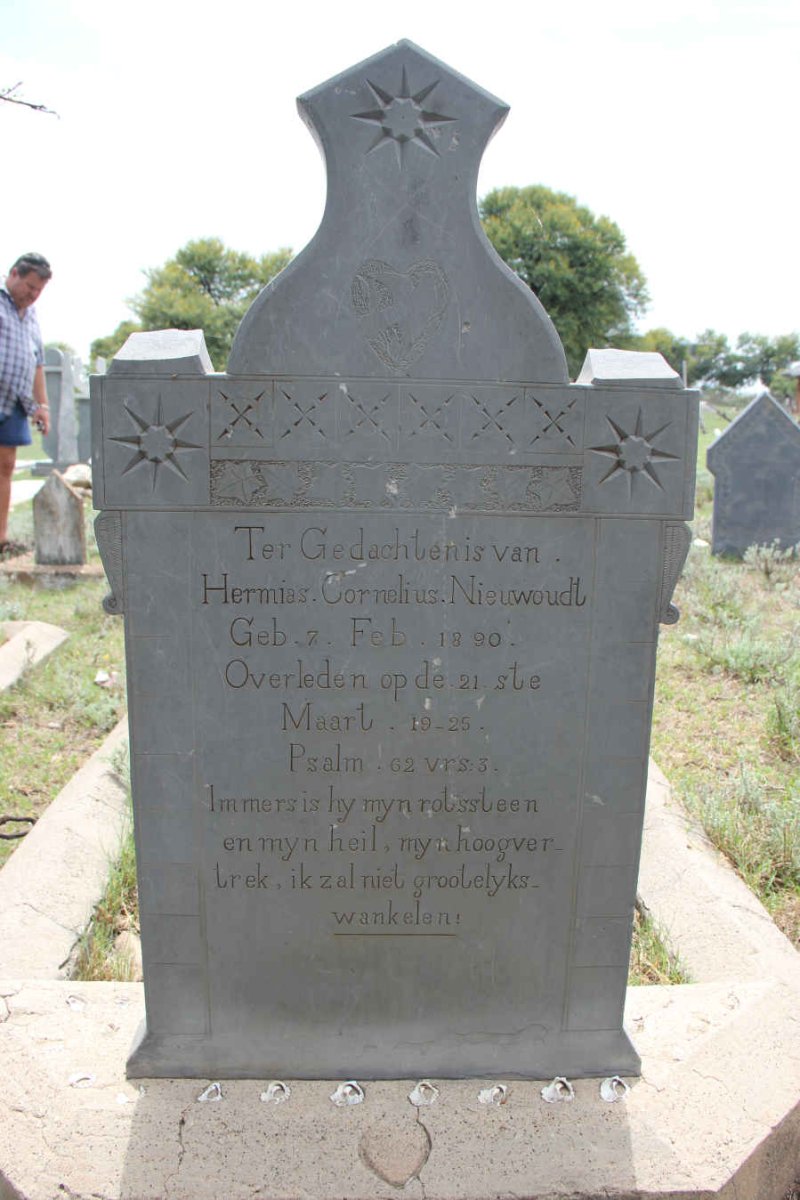 NIEUWOUDT Hermias Cornelius 1890-1925