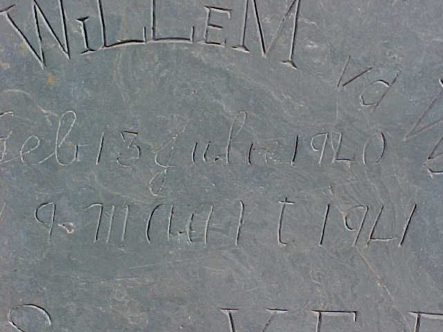 WALT Pieter Willem, van der 1940-1941