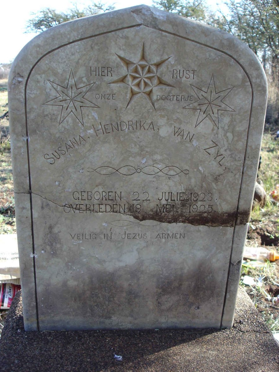 ZYL Susana Hendrika, van 1923-1925