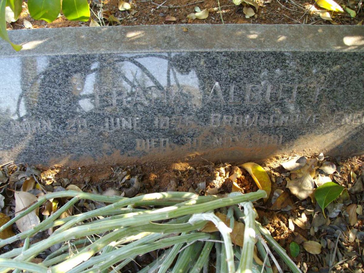 ALBUTT Frank 1876-1961