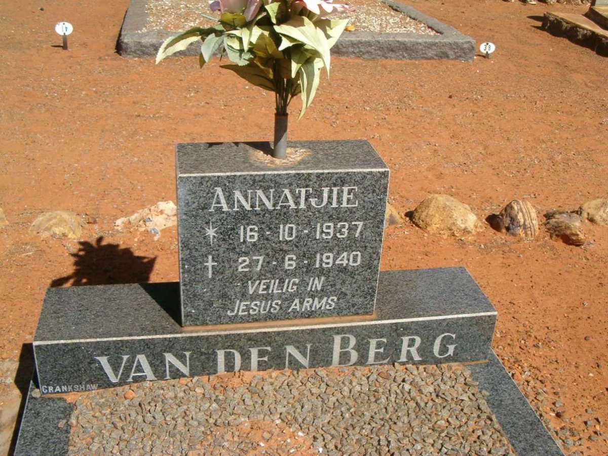 BERG Annatjie, van den 1937-1940