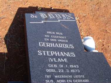 BRUIN Gerhardus Stephanus, de 1943-1973