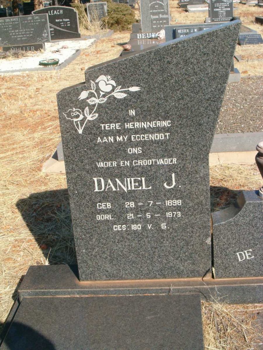 BRUIN Daniel J., de 1898-1973