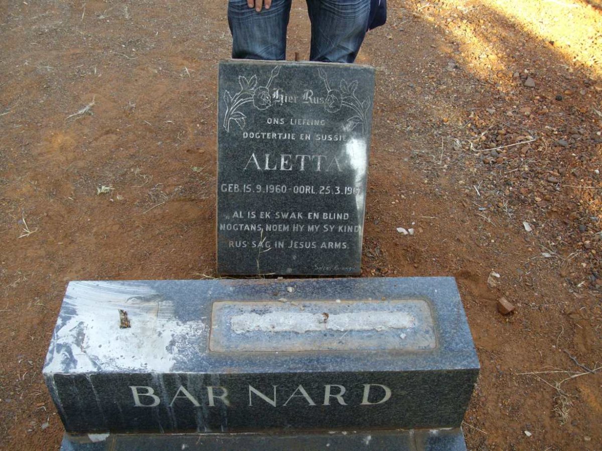 BARNARD Aletta 1960-1967