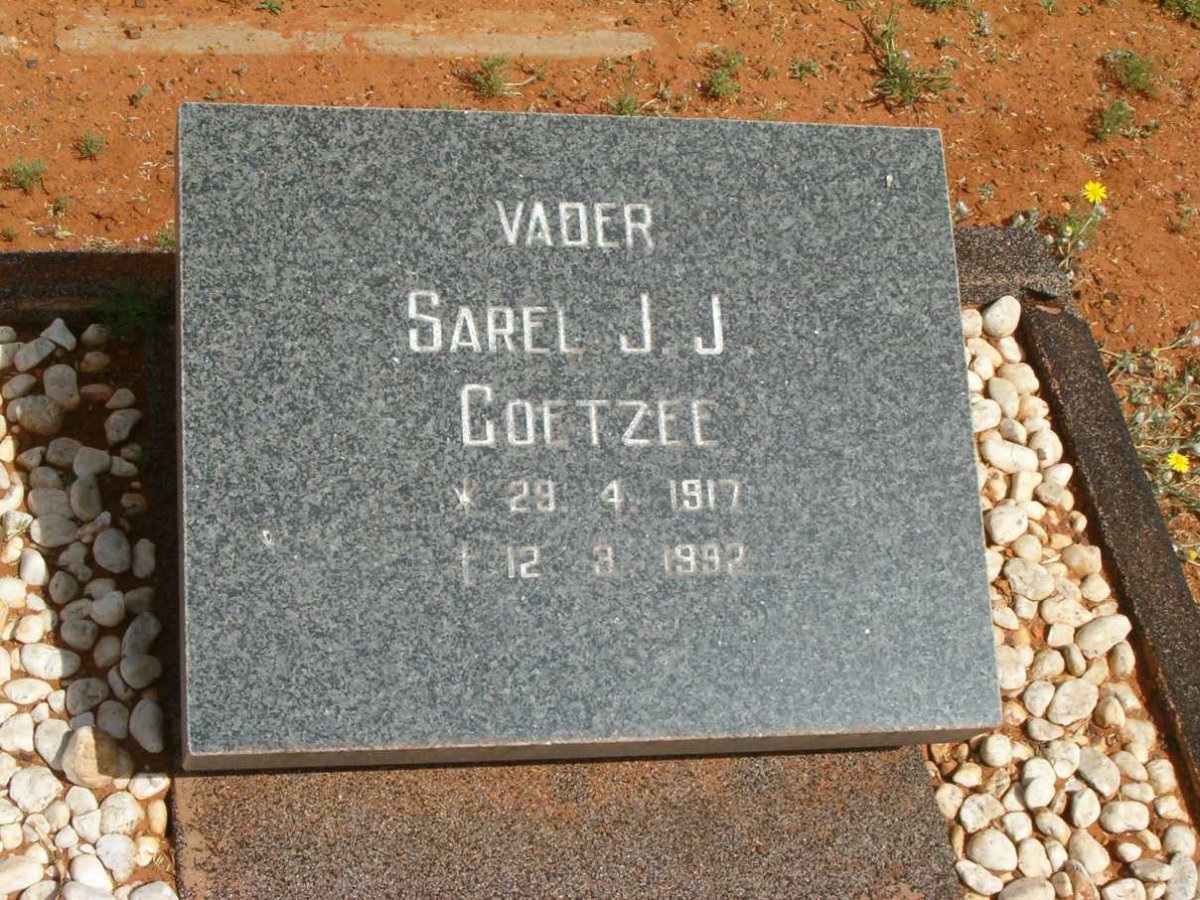 COETZEE Sarel J.J. 1917-1992