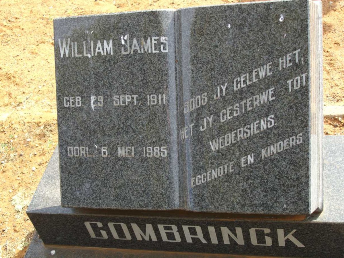 COMBRINCK William James 1911-1985