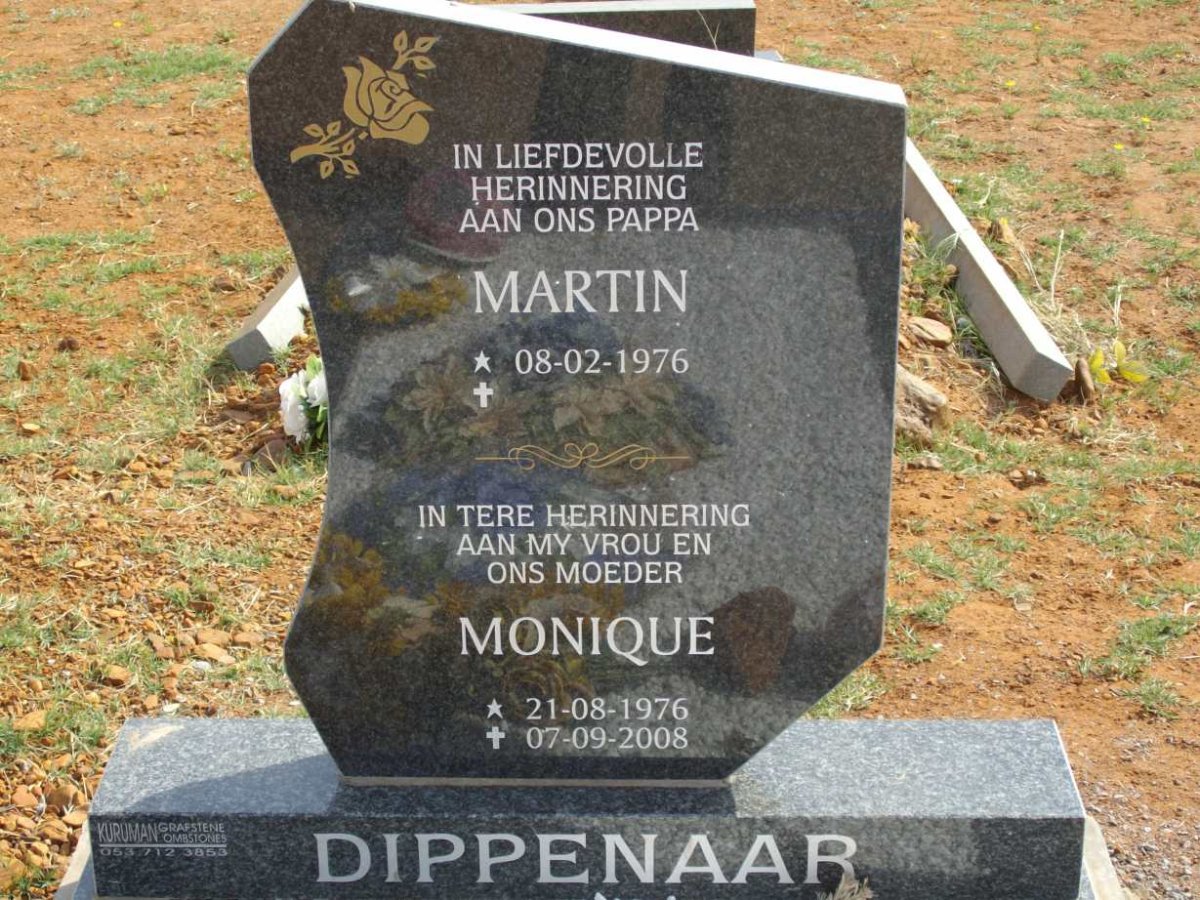 DIPPENAAR Martin 1976- &amp; Monique 1976-2008