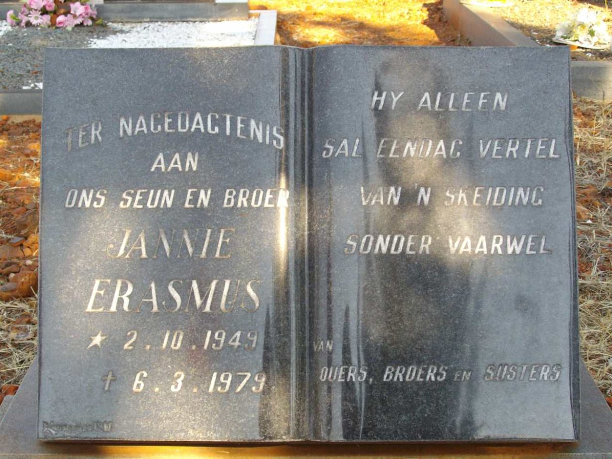 ERASMUS Jannie 1949-1979