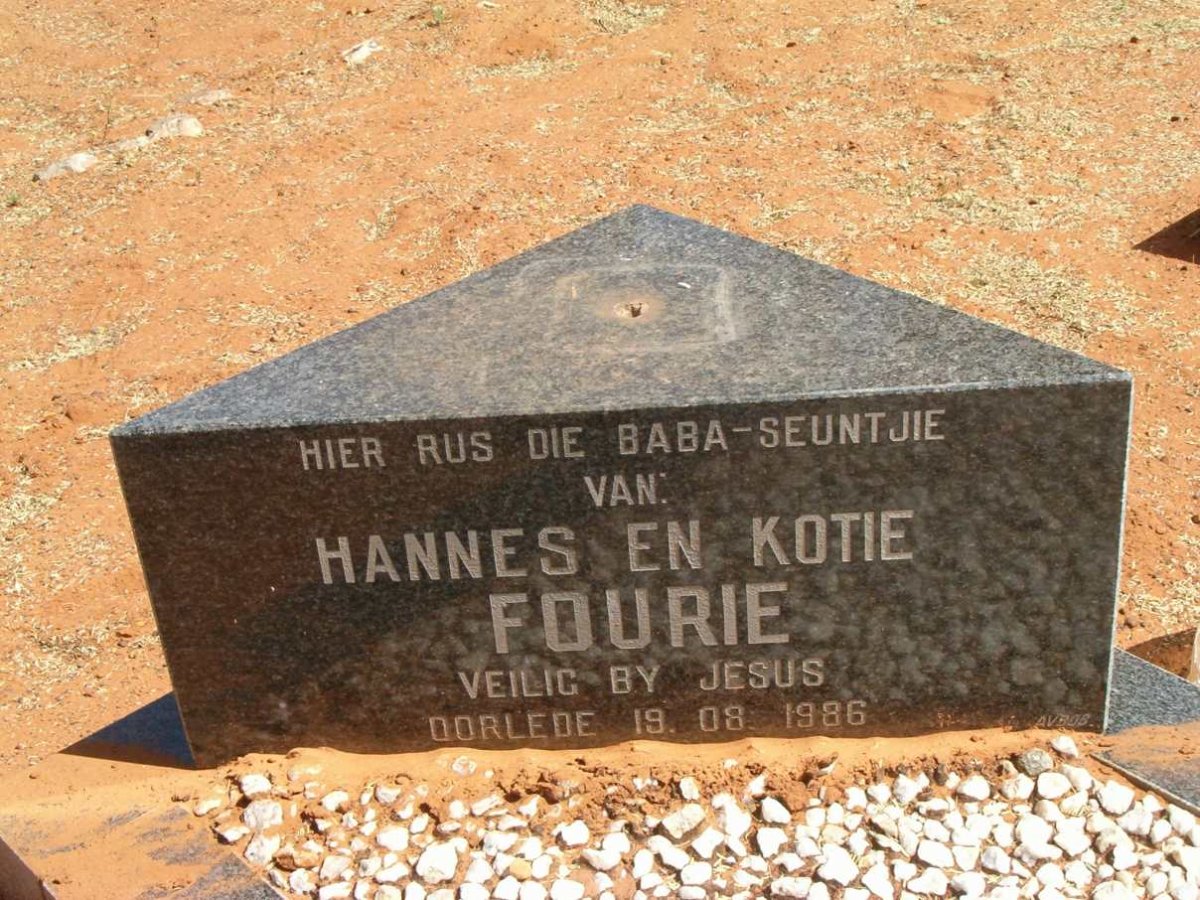 FOURIE Baba -1986