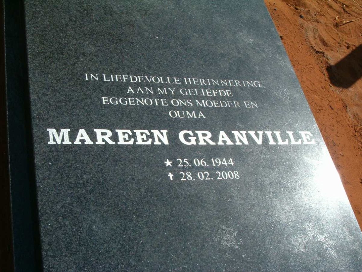GRANVILLE Mareen 1944-2008