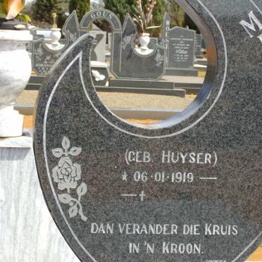 HUYSER Miemie 1919-