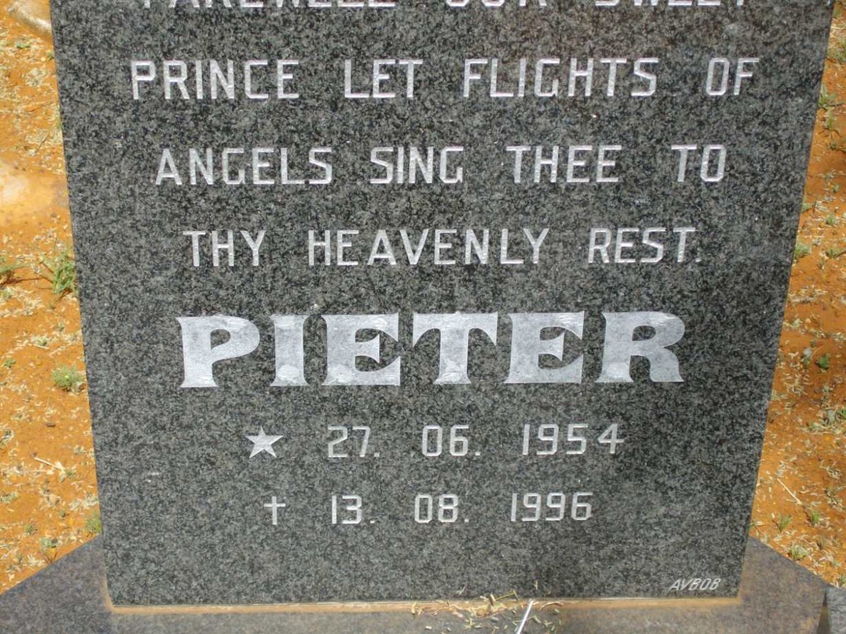 HATTINGH Pieter 1954-1996